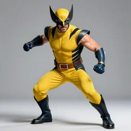 wolverine action pose, danny devito, full costume