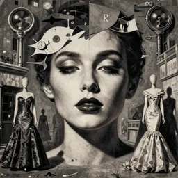 she had never imagined that curiosity was one of the many masks of love. ralph steadman art, fashion photography, pop art, artforum metal magazine, nouveau realisme decollage, surreal object photography, haute couture, lowbrow pop surrealism, street art, alchemy