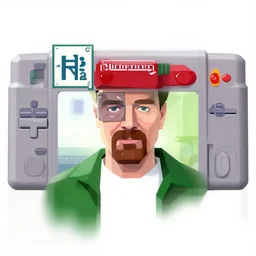 breaking bad, nintendo 6 4 screenshot, low poly, aliased