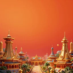 orange red gradient wallpaper, ultrafine highly detailed hyper colorful illustration, sharp focus, unreal engine highly rendered, global illumination, radiant light, intricate and detailed environment