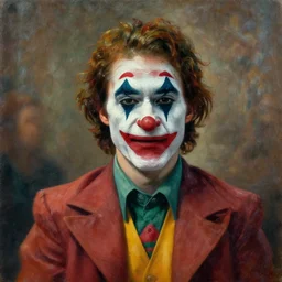 justin trudeau as a clown, oil on canvas, deep depth field, masterpiece, cinematic composition, hyper - detailed, hd, hdr