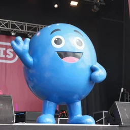 photo still of the kool aid man on stage at vans warped tour!!!!!!!! at age 3 3 years old 3 3 years of age!!!!!!!! shredding on guitar, 8 k, 8 5 mm f 1. 8, studio lighting, rim light, right side key light