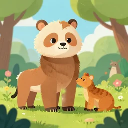 zoo, concept art, illustrated, highly detailed, high quality, bright colors, optimistic,