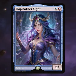highly detailed portrait of a beautiful celestial mage, magic the gathering card art