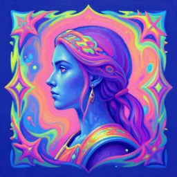 side portrait, imogen poots, paladin, gloomhaven, organic painting, hard edges, psychedelic, neon, luminescent, cryengine, symmetric, frostbite 3 engine, octane render, by greg manchess, huang guangjian, gil elvgren, sachin teng, greg rutkowski, jesper ejsing, rhads, cushart krenz