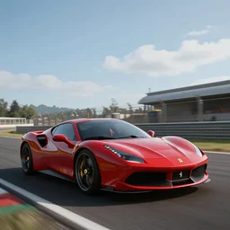 forza motorsport screenshot of a ferrari on a racetrack
