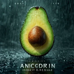 avocado rain dystopian movie poster