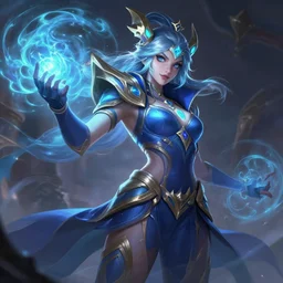 fiora league of legends wild rift hero champions arcane magic digital painting bioluminance alena aenami artworks in 4 k design by lois van baarle by sung choi by john kirby artgerm style pascal blanche and magali villeneuve mage fighter assassin