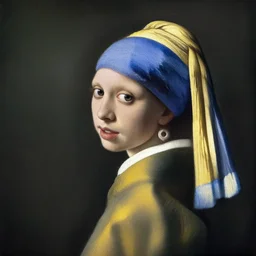 johannes vermeer painting c 3 po with a peal earring