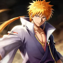 ichigo kurosaki, in the style of wlop, illustration, epic, fantasy, hyper detailed, smooth, unreal engine, sharp focus, ray tracing