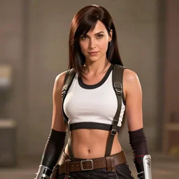 Gal Gadot as Tifa Lockhart, artstationHQ, artstationHD, trending on artstation, photography, 50mm