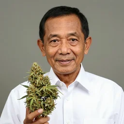 jokoweedodo, weed, hemp, jokowi, fresco, fine portrait