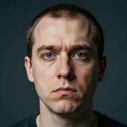 studio closeup photo of the worlds most stupid person, highly detailed, cinematic