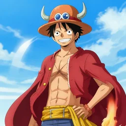 Monkey D. Luffy as viking, One Piece, award winning artwork, 4K