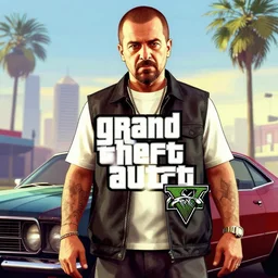 el Chapo in Grand Theft Auto 5 cover art, epic, 4k resolution, extremely detailed, very sharp, artstation, digital art, vibrant,