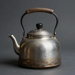 a skeleton of a kettle