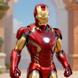 iron man in zootopia, nicely detailed
