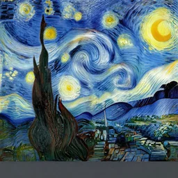 harry potter book cover designed by van gogh