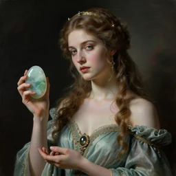 greek goddess, jade stone, gothic dress. by konstantin razumov, chiaroscuro, highly detailded