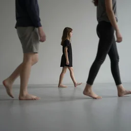 a world where people walk on their arms and legs