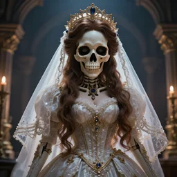 epic professional digital art of 👰‍♀️💀🥰,best on artstation, cgsociety, wlop, Behance, pixiv, astonishing, impressive, outstanding, epic, cinematic, stunning, gorgeous, much detail, much wow, masterpiece.