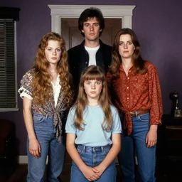 haunted 1 9 8 0 s family portrait