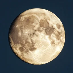 sun baking on the moon