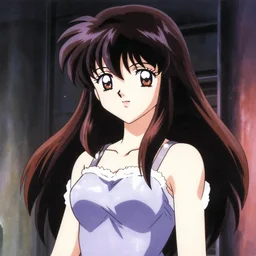 a frame of the anime Video Girl AI by Masakazu Katsura (1990)