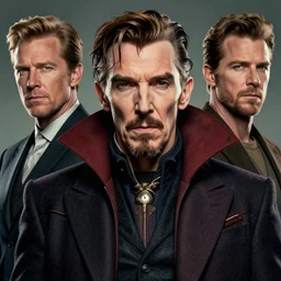 a highly detailed mutant portrait of stephen strange, james gurney, james jean