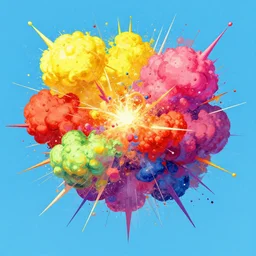 an explosion of color by james jean