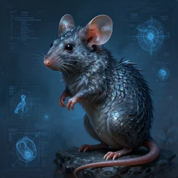 portrait of wyrm mouse summoner physically accurate, moody dynamic lighting, very very intricate, very very elegant, highly detailed, digital painting, artstation, in the style of Rob Lefield and Dan Mumford , trending on artstation, digital art,surrealism ,macro,blueprint ,vaporwave ,
