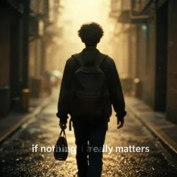 carry on, carry on as if nothing really matters,, cinematic, volumetric lighting,