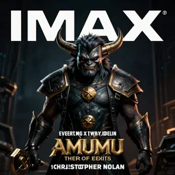 Amumu the League of Legends champion, in a movie directed by Christopher Nolan, highly detailed movie still frame,  promo image, dramatic noir lighting, Imax 70mm