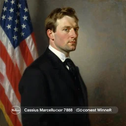 official side portrait of united states president peyton manning, in a black suit, 1 7 8 8, a character portrait by cassius marcellus coolidge, reddit contest winner, american romanticism, oil on canvas, detailed painting, creative commons attribution