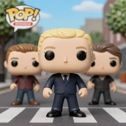 abbey road as funko pop, 4 k, very detailed