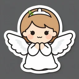 sticker cute angel