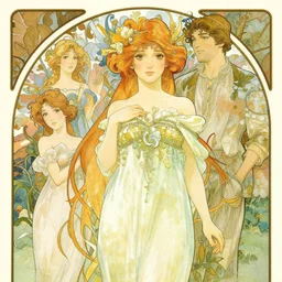 realistic detailed illustration of the garden queen of fairies by Alphonse Mucha, Ayami Kojima, Amano, Charlie Bowater, Karol Bak, Greg Hildebrandt, Jean Delville, and Mark Brooks, Art Nouveau, Pre-Raphaelite, Neo-Gothic, gothic, rich deep moody colors