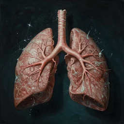 photorealism of Drowning in my own lungs by Bauhaus (1919-1933, German, art and architecture) dreamlike, realistic detailed chaotic wide angle lens dark lighting