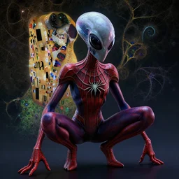 giger fractal spider joker alien, digital art, trending in artstation, cinematic lighting, studio quality, smooth render, unreal engine 5 rendered, octane rendered, art style by klimt and nixeu and ian sprigger and wlop and krenz cushart.
