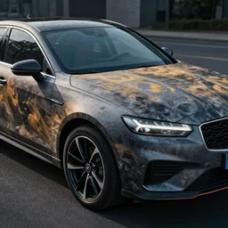 game car cover, cinematic