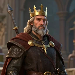 portrait medieval old king, by johannes helgeson animated with vfx concept artist & illustrator global illumination ray tracing hdr fanart arstation zbrush central hardmesh 8 k octane renderer comics stylized