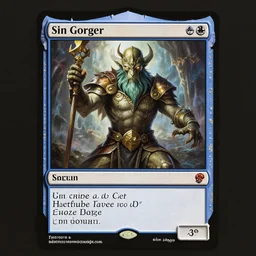 sin gorger magic the gathering card art