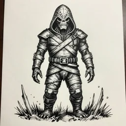 cthulhu cultist in straitjacket!! black ink on paper, trending on artstation, beautiful, intricate, detailed