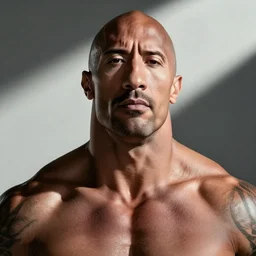 dwayne johnson with a hairy beard