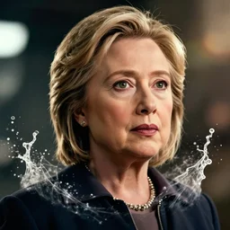 hillary clinton in gears of war, splash art, movie still, detailed face, photorealistic facial features, cinematic lighting, dramatic, octane render, long lens, shallow depth of field, bokeh, anamorphic lens flare, 8 k, hyper detailed, 3 5 mm film grain