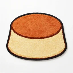 flan tufting rug, top view