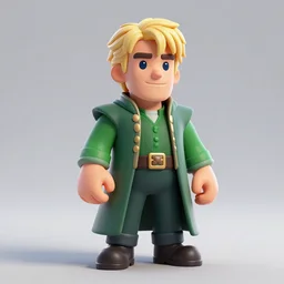 draco malfoy, clash royal style characters, unreal engine 5, octane render, detailed, brawl stars, cinematografic, cinema 4 d, artstation trending, high definition, very detailed, blender