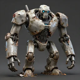 broken giant ancient dirty robot decaying trending in artstation 4 k 8 k hd high detail smooth