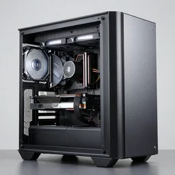 metal computer case exposed concept pc boutique build open sides extra wide