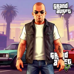 Zoidberg in Grand Theft Auto 5 cover art, epic, 4k resolution, extremely detailed, very sharp, artstation, digital art, vibrant,